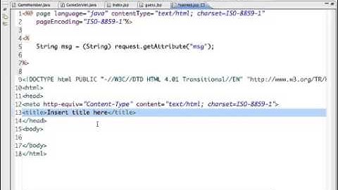 Adding correct.jsp to Guessing Game MVC Edition Example