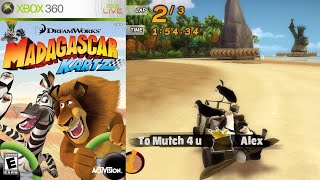 Madagascar Kartz 65 Xbox 360 Longplay