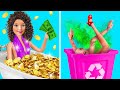 EXTREME DOLL MAKEOVER CHALLENGE | Rich vs Poor Edition! | Incredible DIY Ideas &amp; Crafts by TeenVee