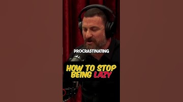Neuroscientist: How To Stop Being LAZY | Andrew Huberman #shorts #jre #laziness