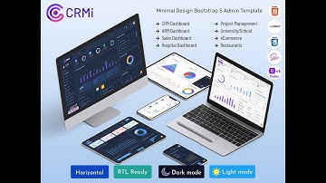 CRM Admin Dashboard – Responsive Bootstrap 5 Admin Template Dashboard