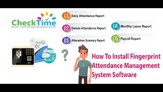 How To Install Install Fingerprint Attendance Management System (Check Time  Software) screenshot 4