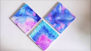 Sharpie Marker Tile Drink Coasters ~ Quick and Easy