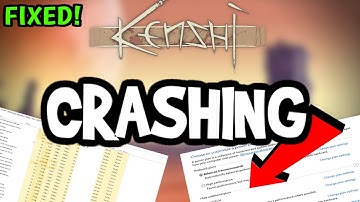 How To Fix Kenshi Crashing! (100% FIX)