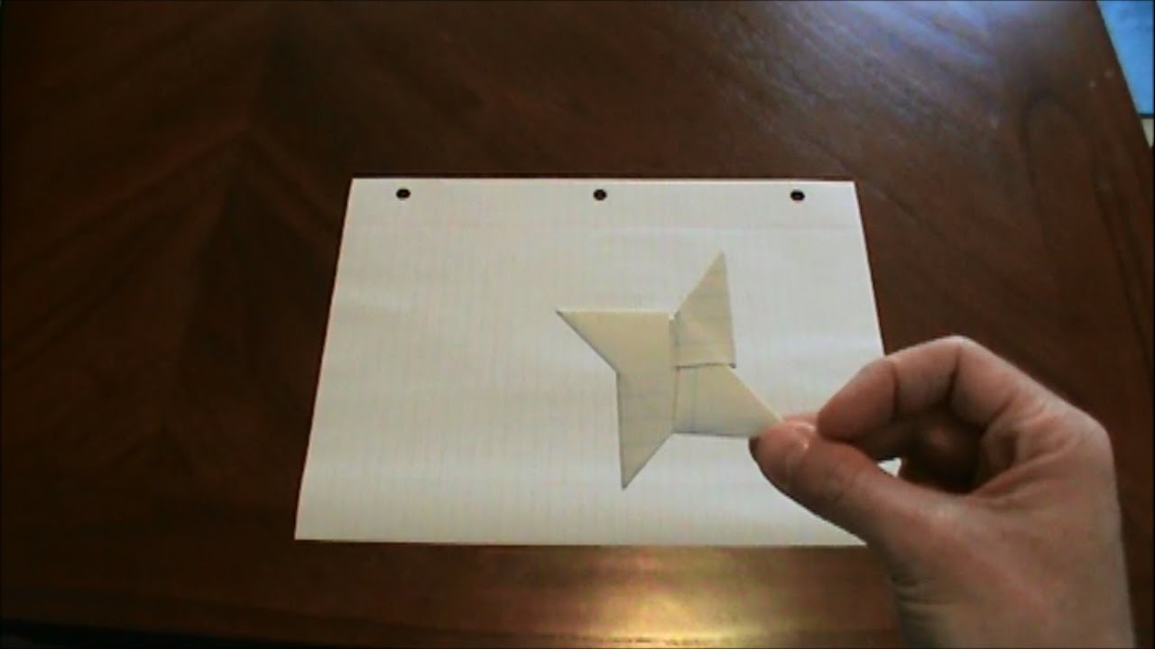 Origami Ninja Star - YouTube