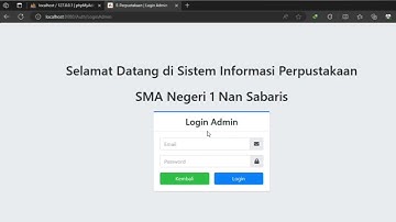 Free source code - Aplikasi Perpustakaan Sekolah Berbasis Web (CodeIgniter 4)