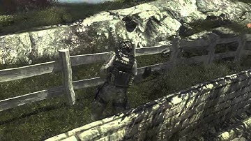 Throwing Knife Across Map on Infection MW3