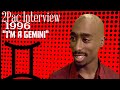 Capture de la vidéo Rare* Tupac Shakur Interview 1996 "Says He's A Gemini" Could Be Boring Or Dangerous ♊