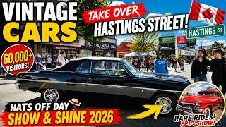 🔥 Vintage Cars Take Over Hastings Street! | Hats Off Day Show & Shine 2026 PART 2