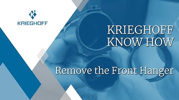 Krieghoff Know How - Remove the Front Hanger
