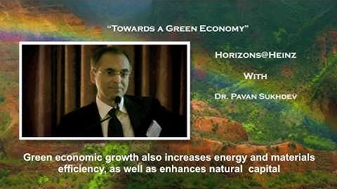 Towards a Green Economy - Dr. Pavan Sukhdev