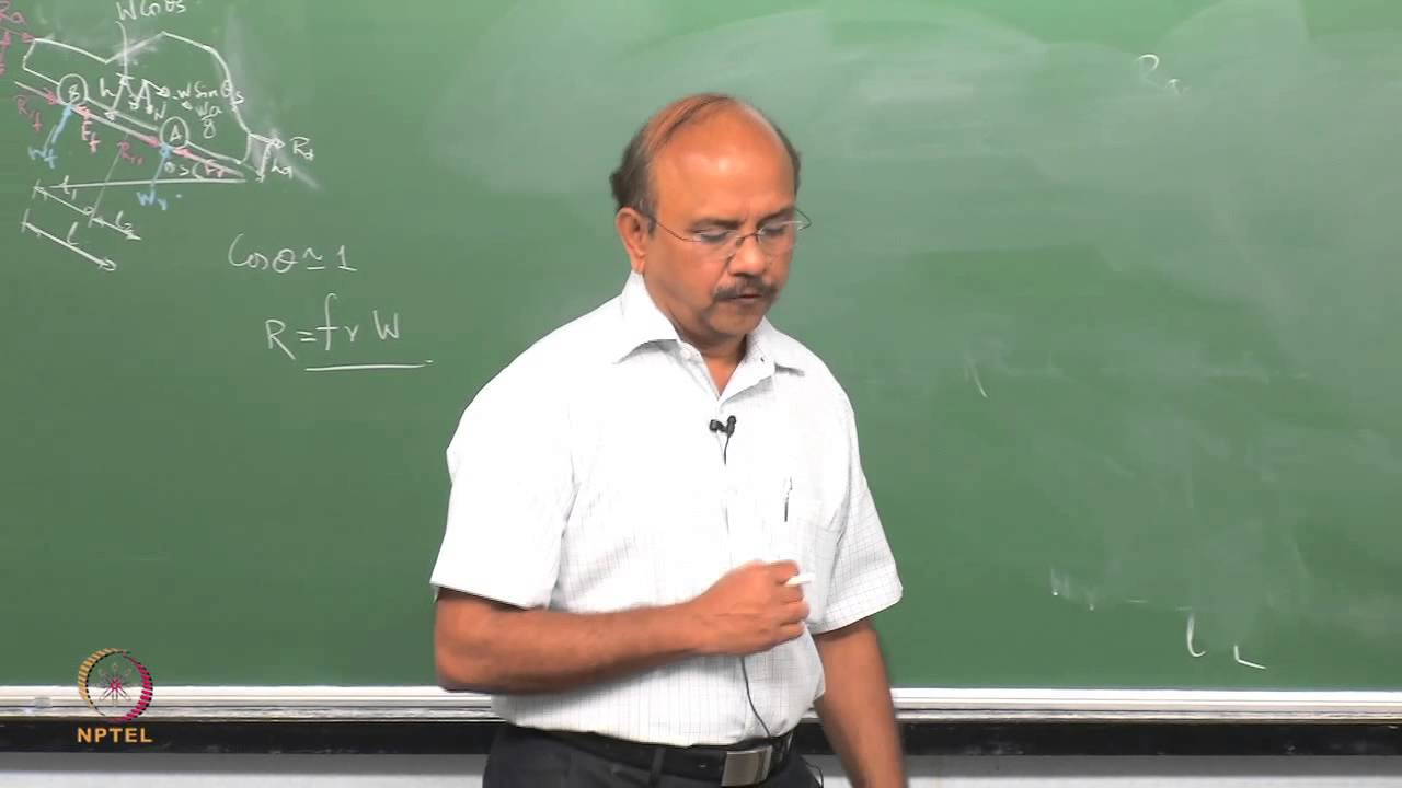 Mod-01 Lec-03 Vehicle Load Distribution – Acceleration and Braking