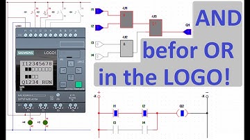 "AND" befor "OR" in the LOGO! (by CADe_SIMU)