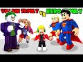 VILLAIN Family VS Hero Family.. In BROOKHAVEN