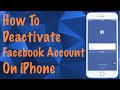 How To Deactivate Facebook Account on Iphone