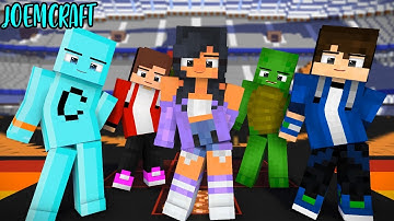 YOUTUBERS DANCE CREW | MAIZEN, APHMAU, CRAFTEE, FUNNEH | GOMY GOMY DANCE - Minecraft Animation