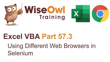 Excel VBA Introduction Part 57.3 - Using Different Web Browsers with Selenium