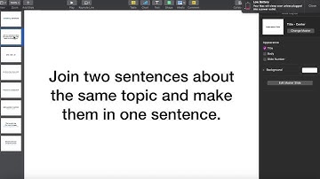 Grade 3 combining sentences