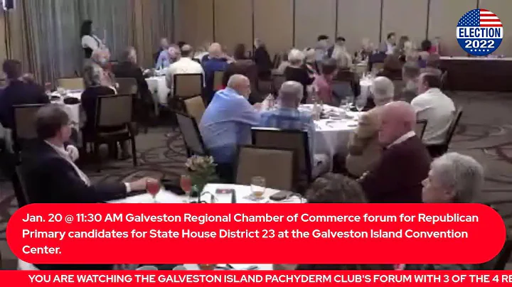 Galveston Island Pachyderm Club Republican Primary...