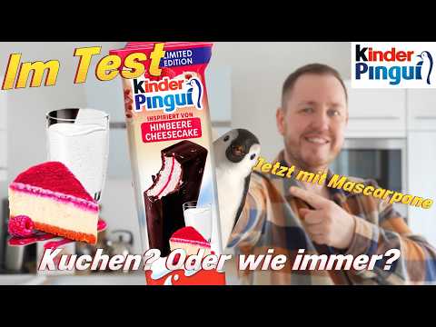 kinder Pinguí inspiriert von Himbeere Cheesecake im Test