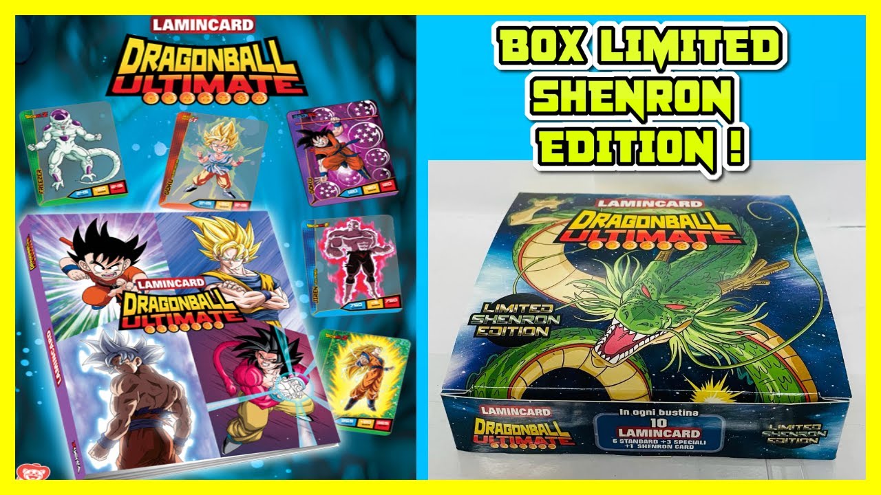 BOX SHENRON LIMITED EDITION ! - DRAGONBALL ULTIMATE LAMINCARDS !! PACK OPENING