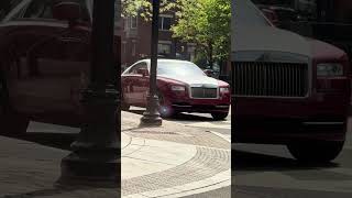 Here's a Cool Red and White Rolls-Royce Wraith Spotted in the Streets of Newark Today, Guys!