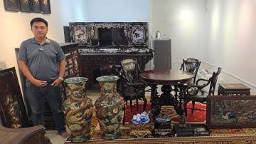 20/09/2025 Báo giá Bộ bàn ăn gỗ trắc, Gốm lái thiêu xưa, Kỷ kê lư, Tranh treo tường, Tranh cửu huyền