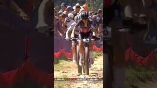Sina Frei on the attack once again! 💪 @uci_mtbworldseries