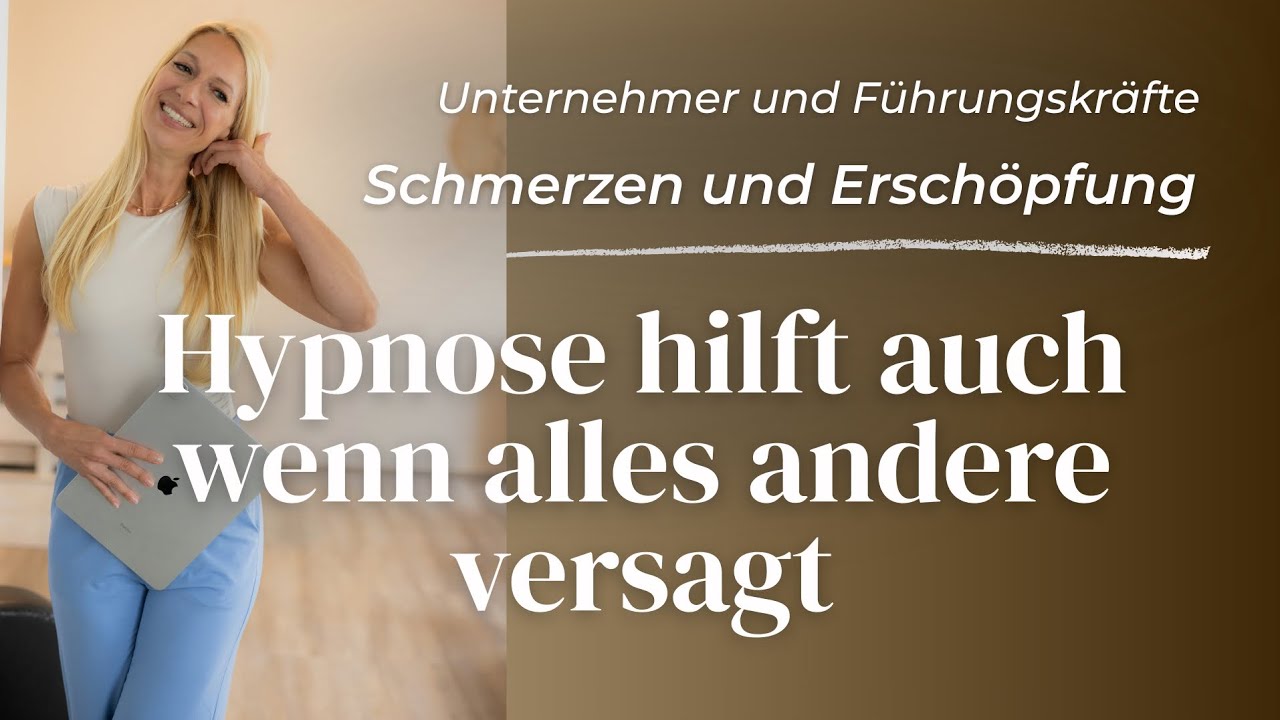 Erschöpfung bei Leistungsträgern: Hypnose hilft auch dann, wenn alles andere versagt