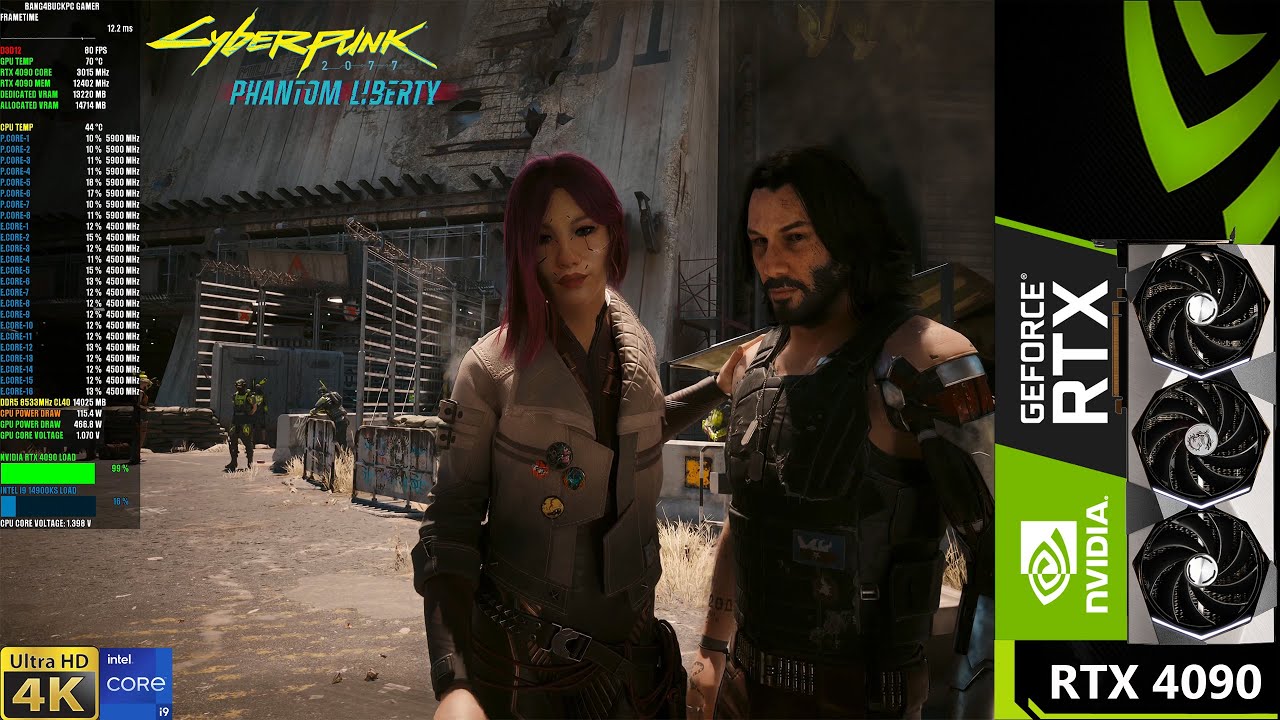 Cyberpunk 2077 Phantom Liberty Path Tracing DLSS + FG 4K | RTX 4090 ...