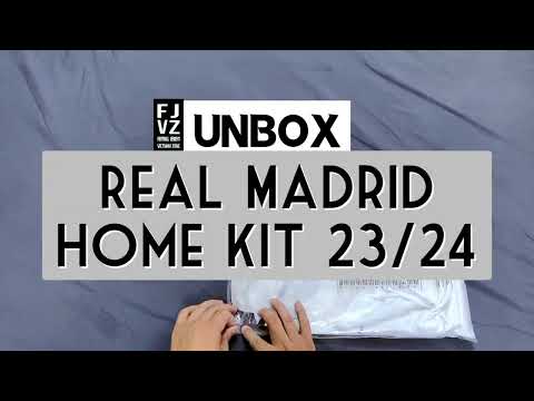Unboxing Real Madrid home kits 2024/25