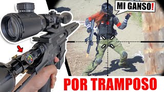 Airsoft CHEATER recibe KARMA (DISPARO 😱) con FRANCOTIRADOR❗️❗️ 😨☠️