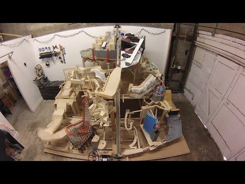 Marble Mountain, a themed marble machine (marble run)