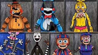 ASMR All FNAF 2 Repair Animations | Five Nights At Freddy’s