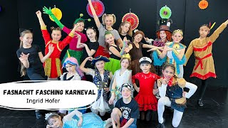 Ingrid Hofer |  Fasnacht Fasching Karneval (Offizielles Musikvideo) | Kinderlieder | Bewegungslieder
