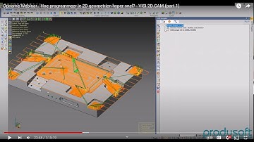 Opname Webinar - Hoe programmeer je 2D geometrien hyper-snel? - VISI 2D CAM (part 1)