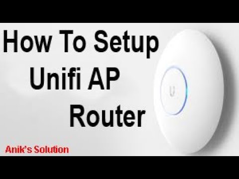 Ubiquiti (wifi) Unifi AP AC LR Access Point Configuration | Latest Video 2021 |