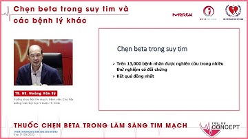 Thuốc chẹn beta trong lâm sàng tim mạch -TS  BS  Hoàng Văn Sỹ