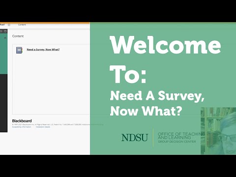 Welcome To Need A Survey, Now What?