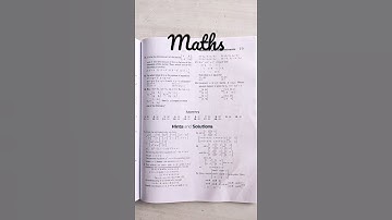 #Bhu Bsc Entrance Exam 2021Short Notes Of Matrices & Determinants (MATHS) With Questions..#shorts...