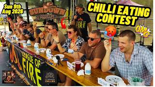 How Much Heat Can They Take 🌶️ Chilli Eating Contest at Sundown Country Festival