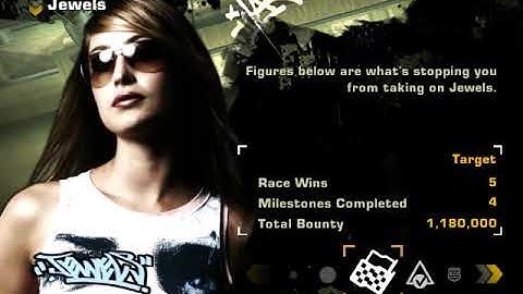 ishu10 Need for Speed Most Wanted Blacklist #8 Rival #8 jewels Qualifying Race SPRINT