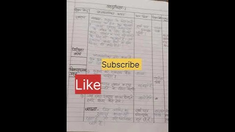 Home science Lesson plan-1,B.Ed.practical file |#lessonplan #learnwithme #bedlessonplan