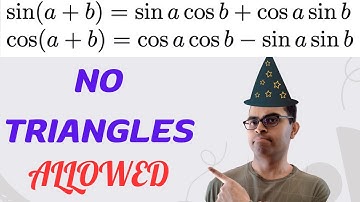 TRIG Angle Sum Formulas using COMPLEX NUMBERS!