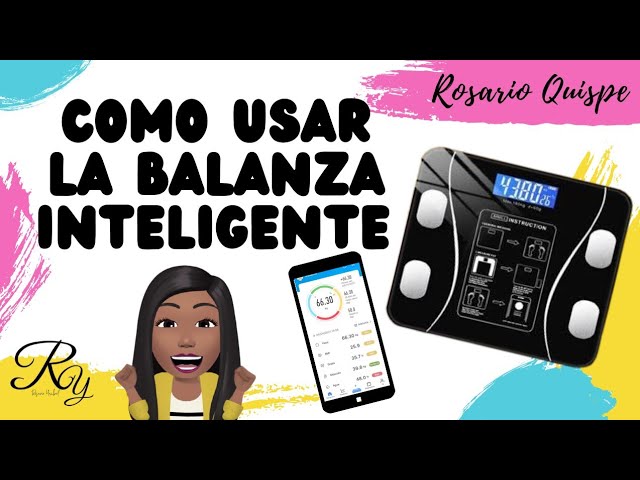 CREATE/BALANCE BODY SMART/Báscula de baño de bioimpedancia de bambú/Wifi,  bioimpedancia