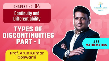 Types of Discontinuities – I | Continuity and Differentiability | JEE | Mathematics - TG Campus