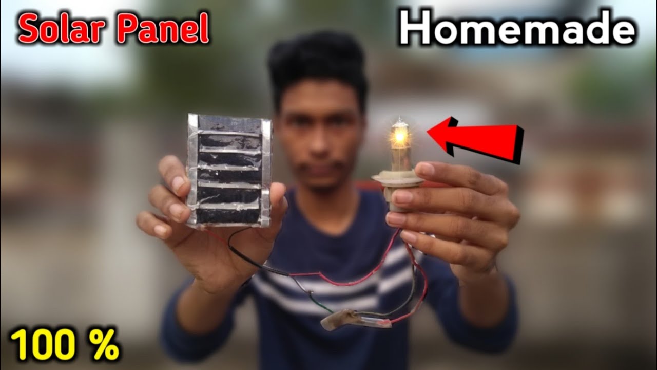 How To Make Solar Panel At Home || Solar Panel Ghar Par Kaise Banaye ...
