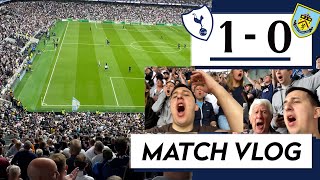 TOTTENHAM GET THE JOB DONE ✅ • Tottenham 1-0 Burnley • Premier League [MATCH DAY VLOG]