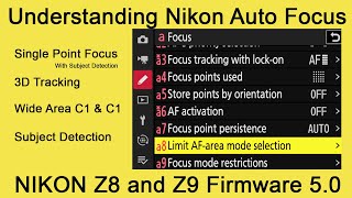 Mastering Nikon Z9 & Z8 Focus Modes