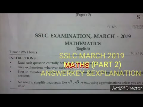 SSLC MARCH 2019